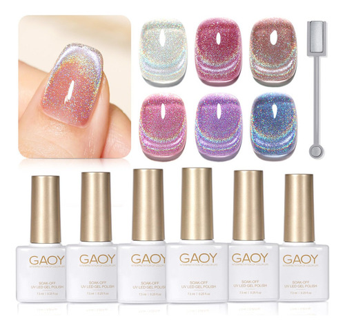 Kit Esmaltes Semipermanentes Gaoy Juego De Esmaltes De Uñas