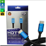 Cable Hdtv Hdmi 4k Uhd V 2.0 2160p 2 Metros Factura