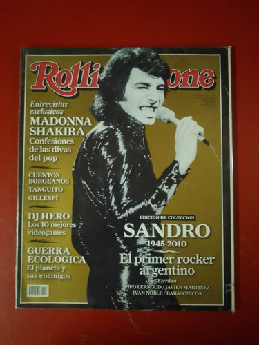 Revista Rolling Stone 143 Sandro Madonna Shakira