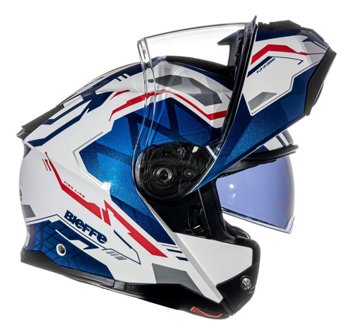 Capacete Robocop  Masculino Bieffe B-dynamic Attractie Azul