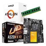 Combo Actualización Pc Amd Athlon 3000g + 8 Gb + Ssd 480