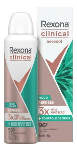 Rexona Clinical Refresh Desodorante 150ml