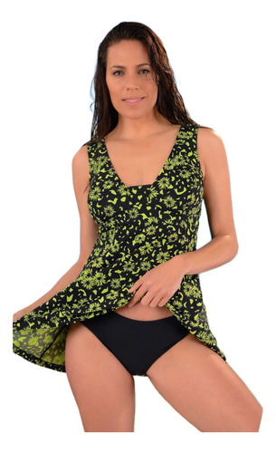 Tankini Marymar Tipo Vestido Para Mucho Busto Talles Grandes