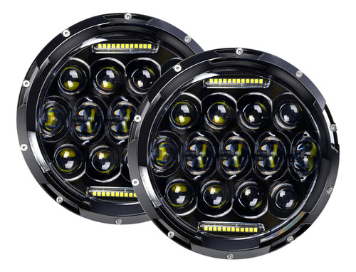 Lámpara Led Redonda De 7 Pulgadas Y 75 W Para Jeep Wrangler,