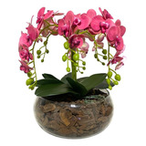 Arranjo Flor Artificial Decorativa Orquídea Realista