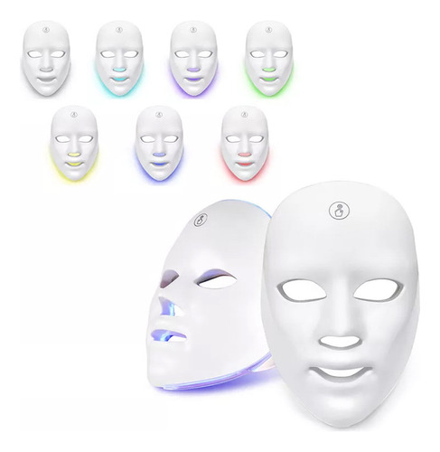 Mascarillas Faciales Led Z1 De 7 Colores Para Aparatos De Co
