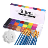 Pintura Facial Y Pintura Corporal 10 Pinceles De Diferentes