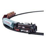 Tren Rail King Set De Locomotora Vagones Con Pista