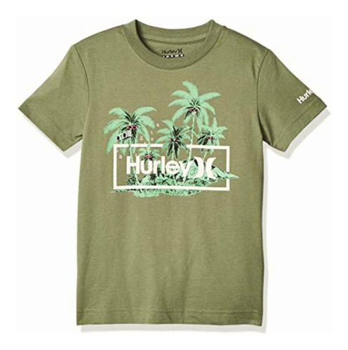 Hurley Camiseta Para Niño One And Only Graphic, Salvia