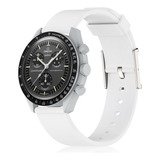 Correa De Reloj De Silicona Compatible Con Omega X Swatch Mo