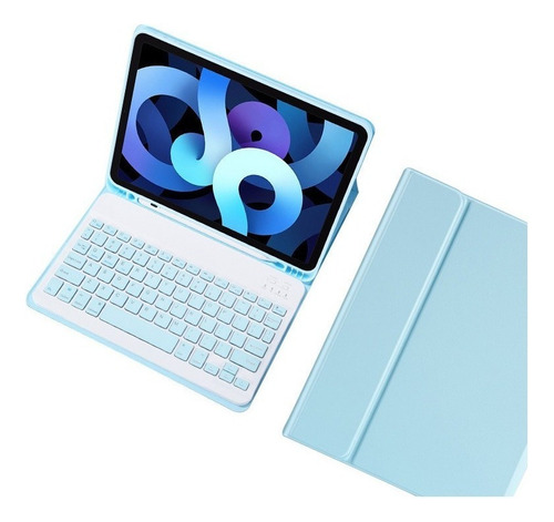 Funda Con Teclado Para iPad 9 8 7 Air3 Pro 10.5 Ñ -fx151