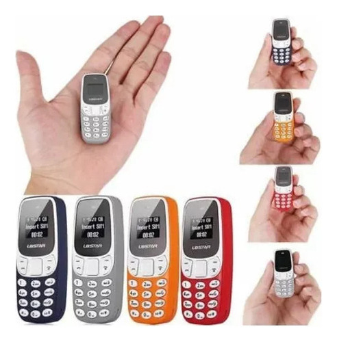 . 1 Mini Teléfono Telecel Con Doble Chip Negro Para Cambio De .