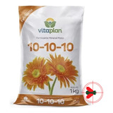 Fertilizante Mineral Misto 10-10-10 Vitaplan 1kg Em Saco