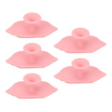 5 Pincéis Esfoliantes Labiais De Silicone Com Copo De Sucç