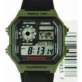 Reloj Casio Ae-1200whb Crono-alarma 100m Sumergible Local