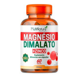 Magnésio Dimalato + Zinco 60 Caps - Multinature Sabor Tradicional