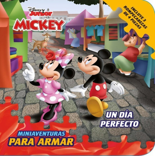 Mickey Un Día Perfecto - Tapa Dura + 3 Puzzle