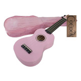 Ukulele Cocoon Soprano Marron Con Funda Musicapila