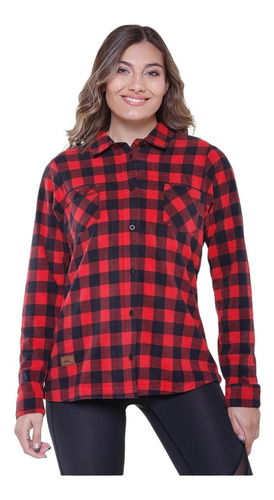 Camisa Térmica Montagne Mujer Lois Micropolar Leñadora 