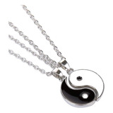 Yinyang Bff Parejas Colgante Collar Cadena Para Mujeres A De