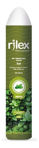 Gel Lubrificante Sexual Rilex Toy Sabor Menta - 100gr