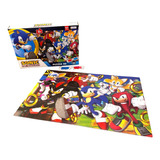 Rompecabezas Puzzle Sonic 60 Piezas 3d Con Anteojo Tapimovil