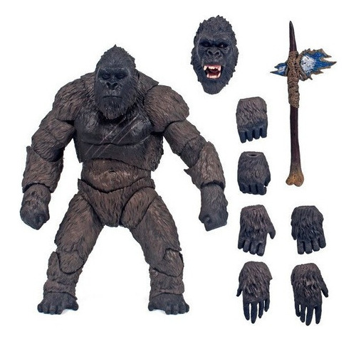 D Boneco King Kong Vs Godzilla 2021 Versión Lista De