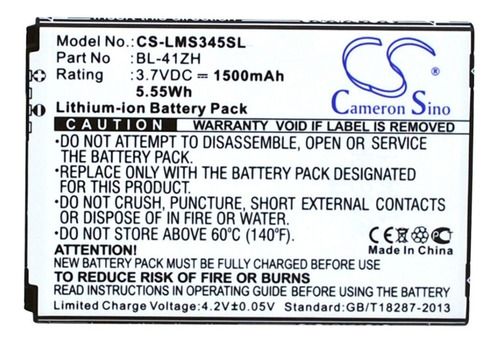 Bat Para LG Bl-41zh Cameron Sino H320mb H324 H326t H326tv