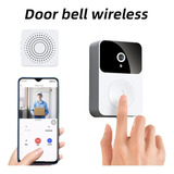 Sem Fio Smart Doorbell 720p Câmera Wifi Vídeo Visual.