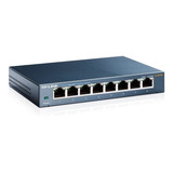 Switch Tp-link Tl-sg108 8ptos Gigabit No Adm Escritorio