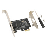 Placa Ethernet Pcie Gigabit 10mbps 100mbps 1000mbps Adaptáve