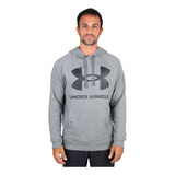 Buzo Under Armour Rival Fleece Big Logo Hombre En Gris | Sto