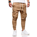 Pantalón Jogger Cargo Para Hombre Strech Casual Moda