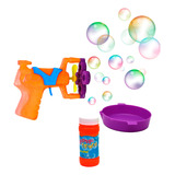 Pistola Lanzador De Agua Automatica Elice + Liquido Jabonoso