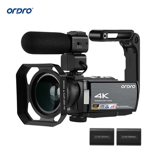 Ordro Hdr-ae8 4k Wifi Cámara De Vídeo Digital Videocámara