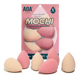 Aoa Studio Collection - Juego De 6 Esponjas Mochi Para Maqu.