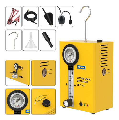 Autool Detector Evap De Fugas De Máquina De Humo Automotriz