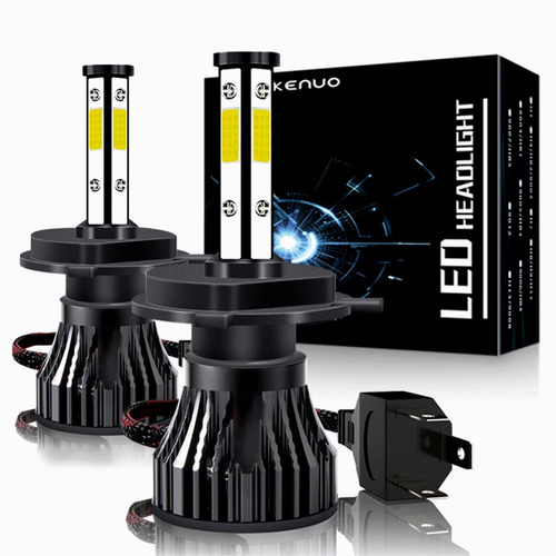 9003 H4 De Faros De 4 Lados Led 6000k 11000lm Para Nissan