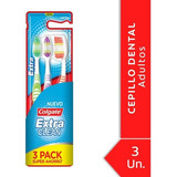 Colgate Extra Clean Cepillo Dental Adulto Medio X 3 Unidades