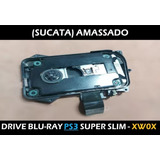 (sucata) Amassado - Drive  Blu-ray Ps3 Super Slim - Xw0x