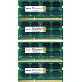 Memoria Ram 16gb 4x4gb Ddr3 1600mhz Pc3 12800 Sodimm Nvtek