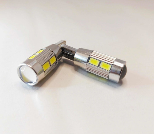 Lampara T10 Led Posición 10 Smd Lupa Canbus !!!