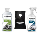 Kit Revividor Silicona Autopolish 450ml Interior Y Exterior