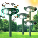 Repelente Solar Animales 4 Pack Con Sensor De Movimiento