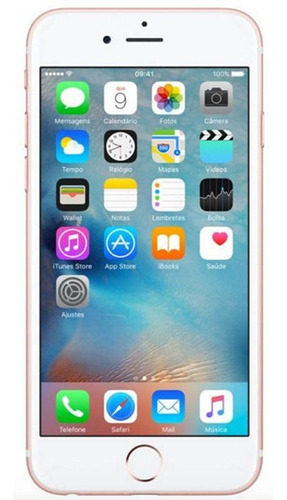 iPhone 6s Plus 128gb Ouro Rosa Excelente - Celular Usado