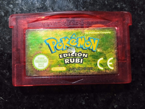 Pokémon Ruby Rubi Version Original Nintendo Gameboy Español