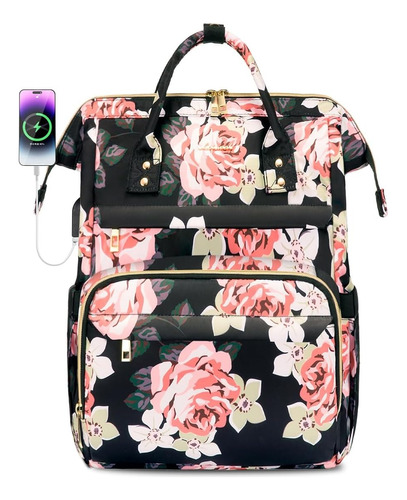 Mochila Para Laptop De 15.6, Elegante Mochila Escolar Para 