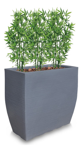 1 Jardineira Vaso Plantas Plastico Polietileno Grande 80x80