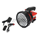 Linterna Reflectora Sanelec 37 Leds 500m Alcance Color De La Linterna Negro/rojo