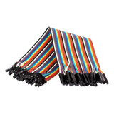 Cables Jumpers Dupont 20cm Pack X40 Unidades Para Protoboard